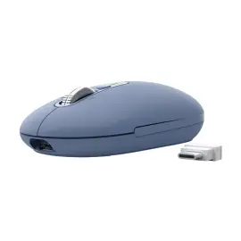 Souris sans fil Seron - Bluetooth + USB-C 2,4 GHz - Bleu - Trust 