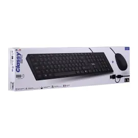 Pack clavier + souris filaires - Noir - T'nB 
