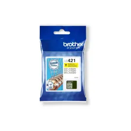CARTOUCHE JET D'ENCRE BROTHER LC421 JAUNE - BROTHER 