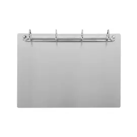 Classeur d&rsquo;affichage - 4 anneaux - Aluminium - Djois 