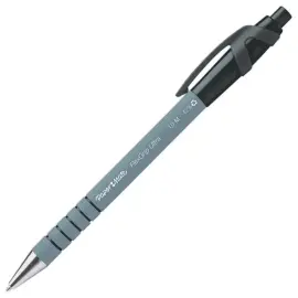 Stylo bille r&eacute;tractable Flexgrip &eacute;criture moyenne - Noir - PAPERMATE 