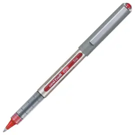 Stylo roller pointe m&eacute;tal Eye 157 - &Eacute;criture moyenne - Rouge - UNI-BALL 