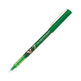 Stylo roller pointe aiguille Hi-Tecpoint V7 - Vert - PILOT 
