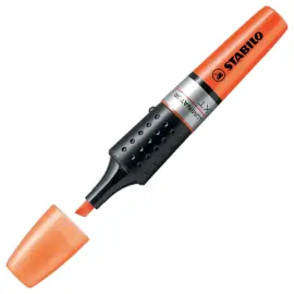 Surligneur LUMINATOR - Encre liquide - Pointe biseaut&eacute;e - Orange - STABILO 