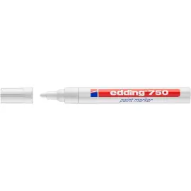 Marqueur peinture - 750 pointe moyenne - Blanc - EDDING 