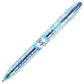 Stylo encre gel r&eacute;tractable et rechargeable B2P Begreen - Bleu - PILOT 