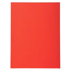 100 Chemises 220 g recycl&eacute;es - Rouge - EXACOMPTA 
