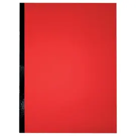 10 Chemises dos renforc&eacute; large - Soufflet 3 cm - Carte 300g - Rouge  - ACCESS 