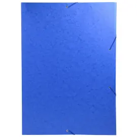 Chemise 3 rabats et &eacute;lastique - format A3 - Bleu - EXACOMPTA 