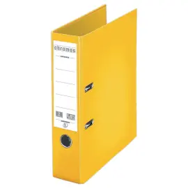 Classeur &agrave; levier Chromos - Jaune - ESSELTE 