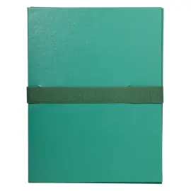 Chemise &agrave; sangle scratch et rabat Balacron - Vert clair - EXACOMPTA 