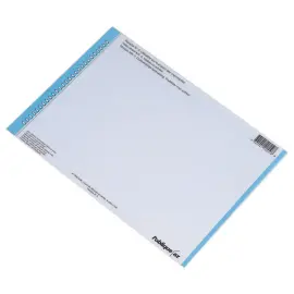 10 Planches d'&eacute;tiquettes n&deg;0 pour dossiers suspendus - ELBA - Bleu 