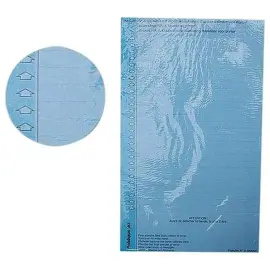 10 Etiquettes n&deg;8 pour armoire avec porte-&eacute;tiquette - Bleu - OXFORD 