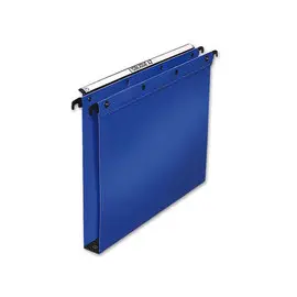 10 Dossiers suspendus pour tiroirs - Fond 30 mm - Bleu - ELBA 