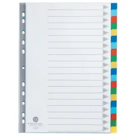 Jeu d'intercalaires polypropyl&egrave;ne - 20 onglets - FIDUCIAL 