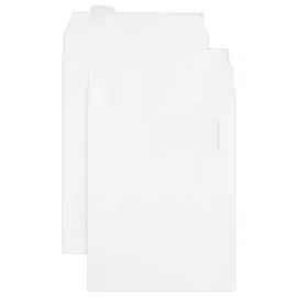 200 Pochettes &agrave; soufflet - kraft blanc - 120g  - 229x324mm &agrave; fen&ecirc;tre - GPV 