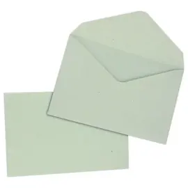 1000 enveloppes &eacute;lections vert menthe - patte non gomm&eacute;e - 90x140mm - GPV 
