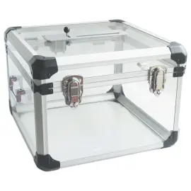 Urne en plexi transparent avec serrure de s&eacute;curit&eacute; - VISIO 