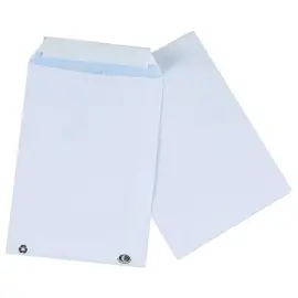 500 Pochettes blanches 90g - 162x229mm - sans fen&ecirc;tre - GPV EVERY DAY 
