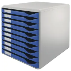 Module de classement 10 tiroirs - Bleu - LEITZ 