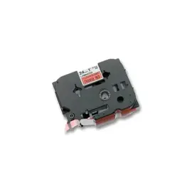 Ruban pour titreuse BROTHER 24mm - noir/orange - TZEB51 