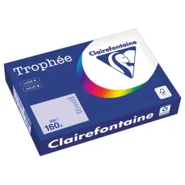 Ramette de 250 feuilles papier A4 color&eacute; lilas pastel - Clairefontaine 