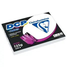 Ramette de 250 feuilles papier A3 135g Coated Gloss - DCP - Clairefontaine 