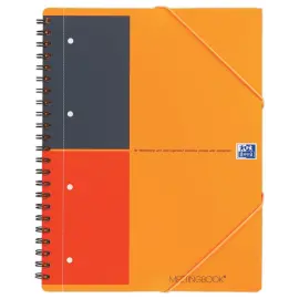 Cahier A4+ Meetingbook  - lign&eacute; 6 mm - 80g - OXFORD 