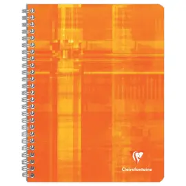 Cahier &agrave; spirales 17x22cm M&eacute;tric - CLAIREFONTAINE 