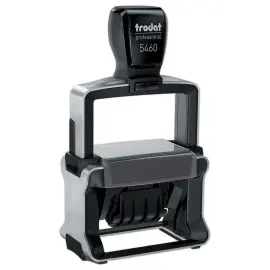 Dateur personnalisable professionnel "M&eacute;tal Line" 5460 - 6 lignes - TRODAT 