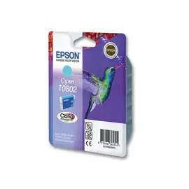 Cartouche jet d'encre EPSON cyan Colibri T0802 
