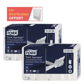 24 Recharges d'essuie-mains Tork Xpress M H2 compress&eacute; - TORK 