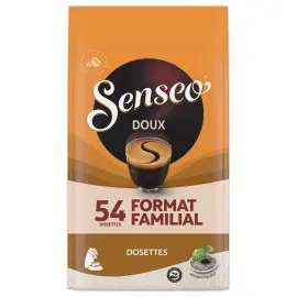 54 Dosettes de caf&eacute; SENSEO&reg; Doux 