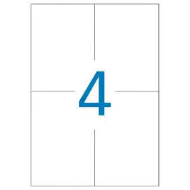 100 Planches d'&eacute;tiquettes multi-usages - 105x148 mm - APLI 