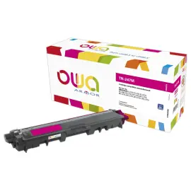 Toner &eacute;q. BROTHER TN-247M - Haute capacit&eacute; - Magenta - OWA 