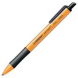 Stylo-bille pointball - Rechargeable - Noir - STABILO 