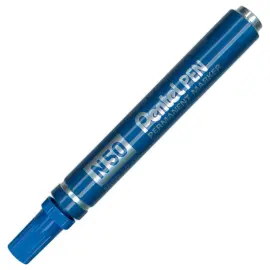 Marqueur &agrave; encre ind&eacute;l&eacute;bile N50 pointe ogive - Bleu - PENTEL 