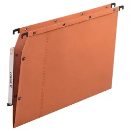 25 Dossiers suspendus pressions - Pour armoires - Fond V - Orange - ELBA 