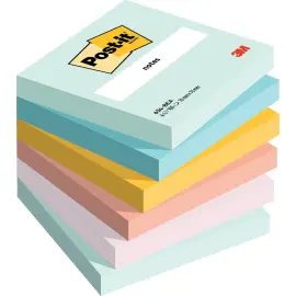 6 Notes Beachside 76 x 76 mm, 100 feuilles 
