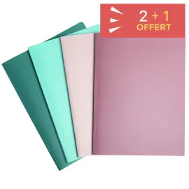 2 Prot&egrave;ges-documents 60 vues SKANDI + 1 offert - Couleur al&eacute;atoire 