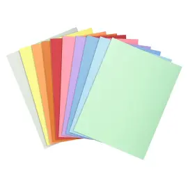 Paquet 10 chemises SUPER 210 - 24x32cm - Couleurs assorties - EXACOMPTA 