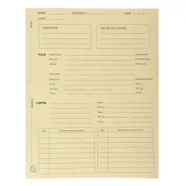 Paquet de 25 dossiers de proc&eacute;dure carte lustr&eacute;e 25x32cm - Couleurs assorties - EXACOMPTA 