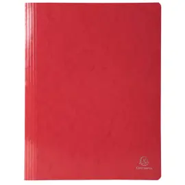Chemise &agrave; lamelle carte lustr&eacute;e pellicul&eacute;e 355gm&sup2; Iderama - A4 - Rouge - EXACOMPTA 