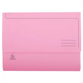 Paquet de 50 chemises poche SUPER 210 - 24,5x32,5cm - Rose - EXACOMPTA 