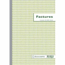 Manifold Factures 29,7x21cm 50 feuillets dupli autocopiants - EXACOMPTA 