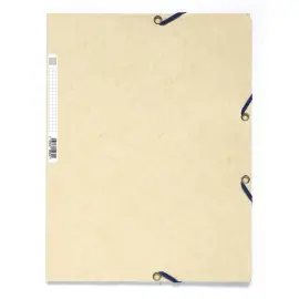 Chemise 3 rabats &agrave; &eacute;lastiques carte lustr&eacute;e 400g/m2 &reg; - A4 - Couleurs assorties pastels - EXACOMPTA 