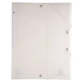 Chemise &agrave; &eacute;lastique 3 rabats Polypropyl&egrave;ne Chromaline - format pocket 12x16cm - Couleurs assorties - EXACOMPTA 