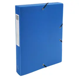 Boite de Classement Exabox Dos 40mm polypropyl&egrave;ne 7/10e OPAK - A4 - Bleu clair - EXACOMPTA 