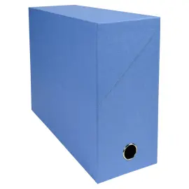 Bo&icirc;te transfert Dos 120 mm papier toil&eacute; - Bleu clair - Exacompta 