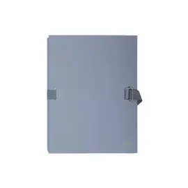 Chemise dos extensible avec rabat papier - 24x32cm - Gris - EXACOMPTA 
